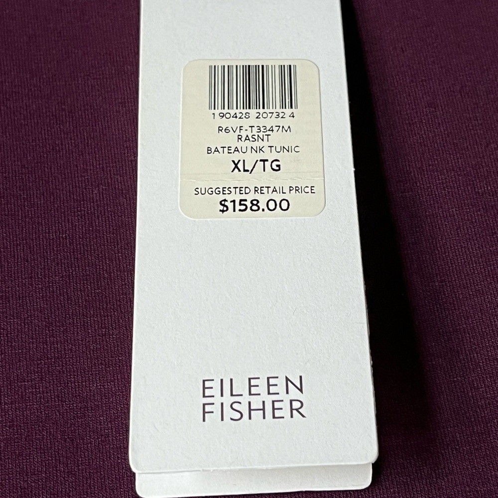 Eileen Fisher Bateau Neck Tunic - Picture 2 of 7